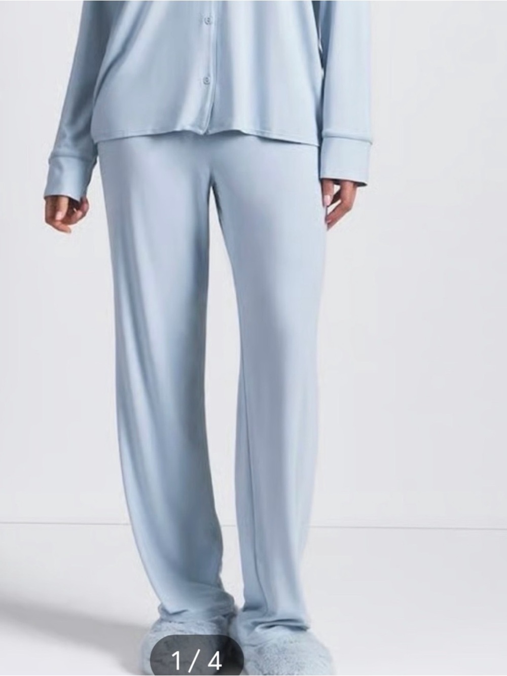 Skims NWT zen blue sleep lounge pants medium